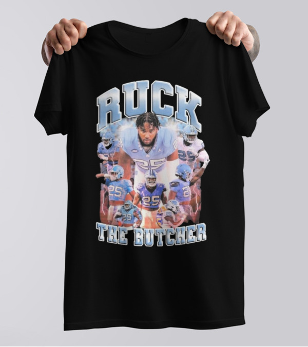 RUCK The Butcher 25 Football Montage T-Shirt