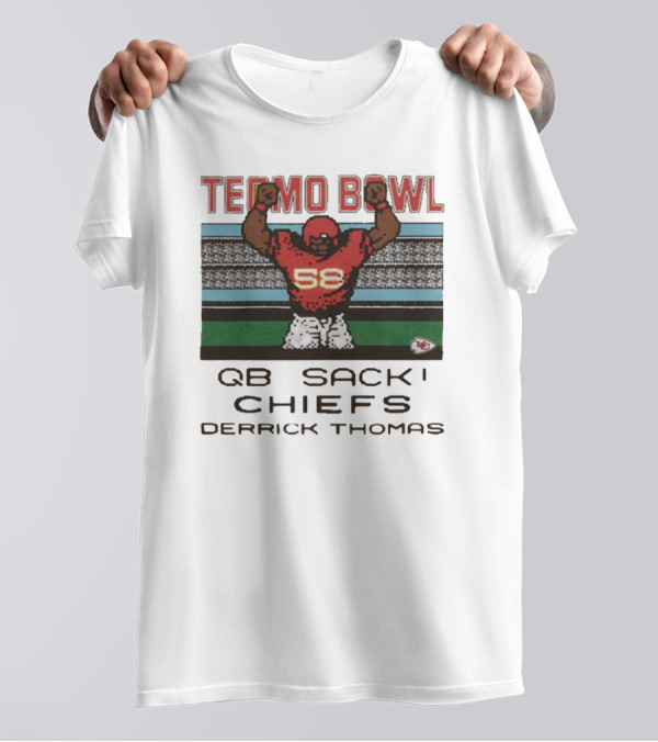 Tecmo Bowl QB Sack Chiefs Derrick Thomas T-Shirt