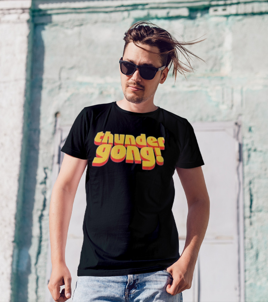 Thunder Gong 3D Retro T-Shirt