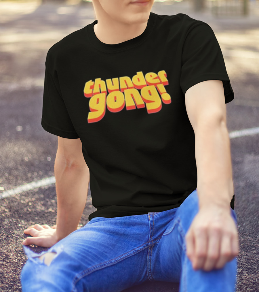 Thunder Gong 3D Retro T-Shirt