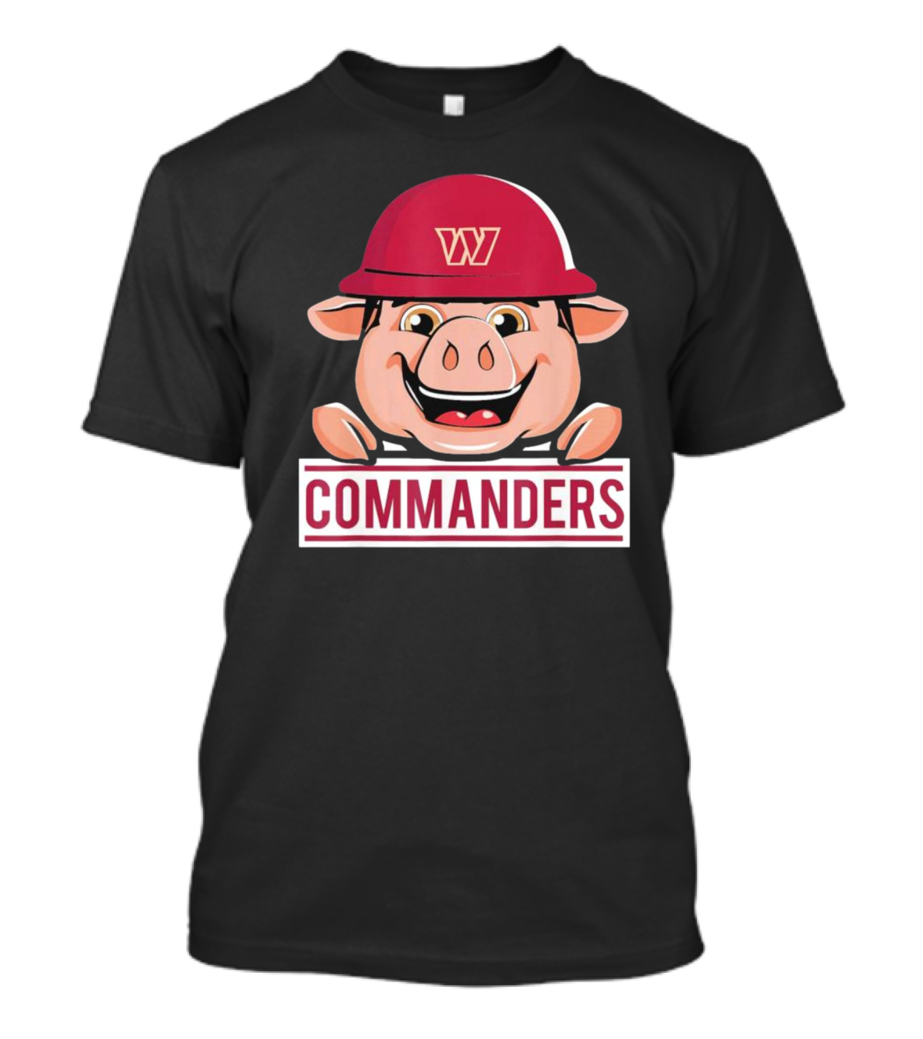 Washington Commanders Major Tuddy Football Mascot T-Shirt