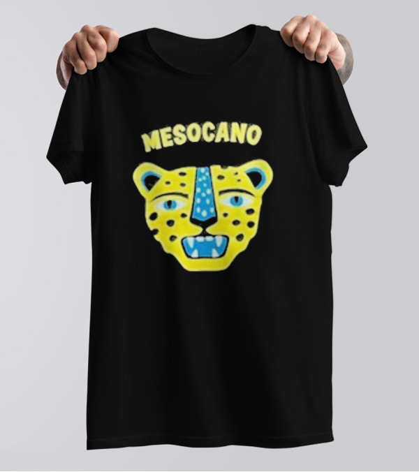 Mesocano Vibrant Jaguar Face T-Shirt