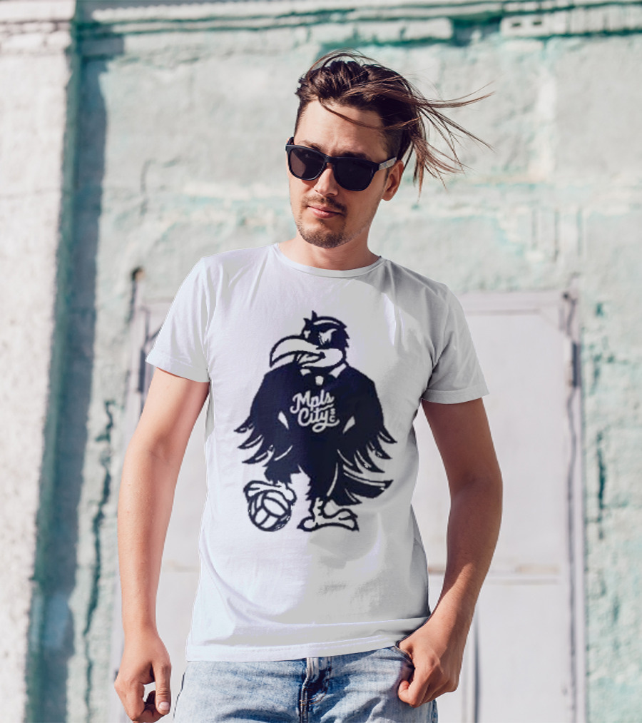 Schmitty The Crow MKE City Basketball Raven T-Shirt