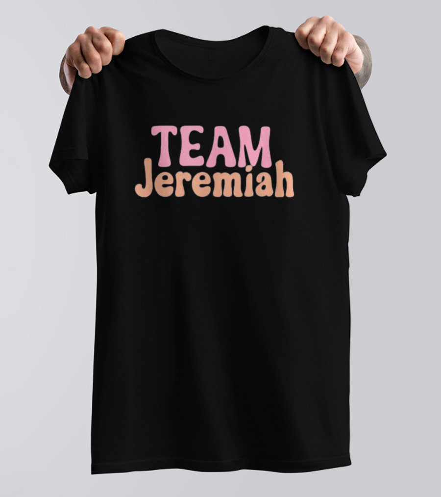 Team Jeremiah Jolie Pastel Text T-Shirt