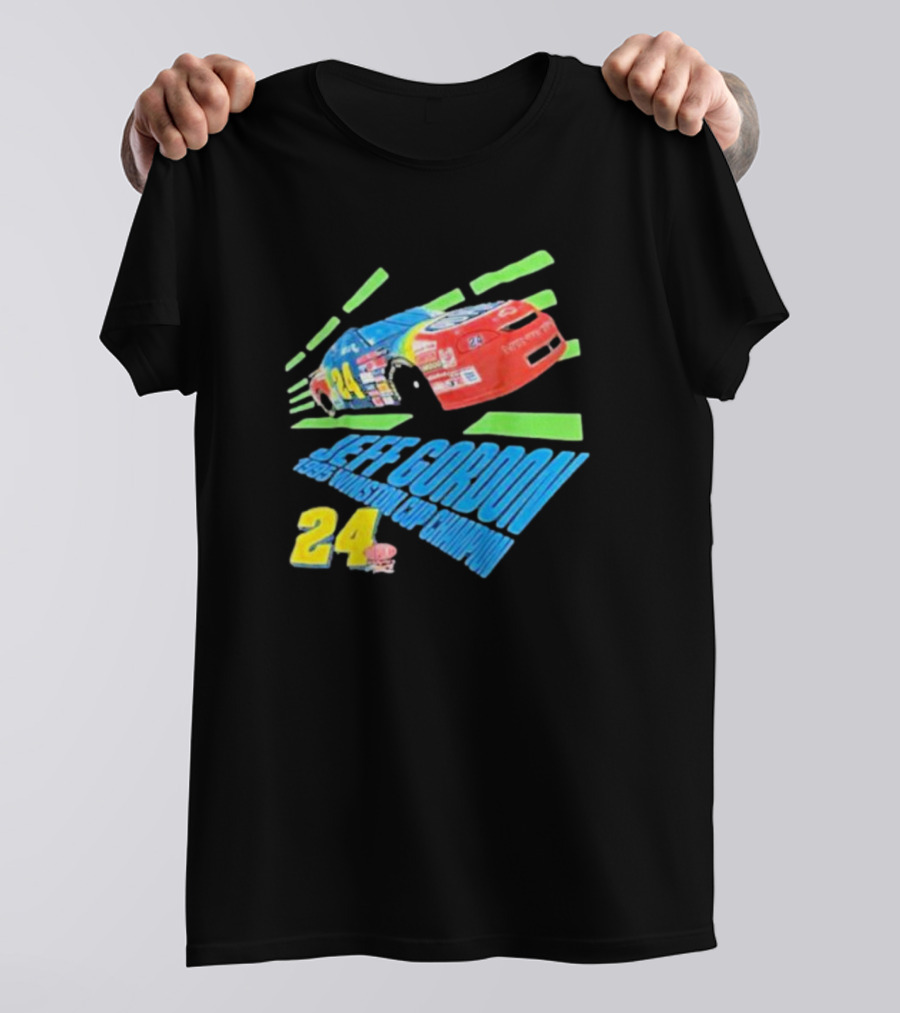 Jeff Gordon 1995 Winston Cup Champion 24 Car Racing Vintage T-Shirt