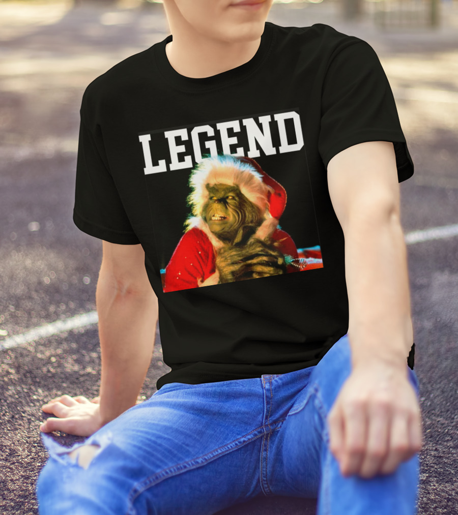 Grinch Legend Santa Christmas T-Shirt