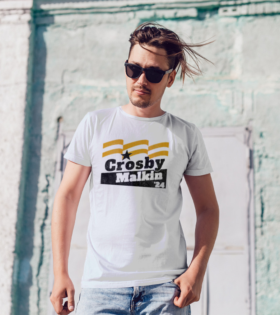 Crosby Malkin '24 Hockey Stars Campaign T-Shirt