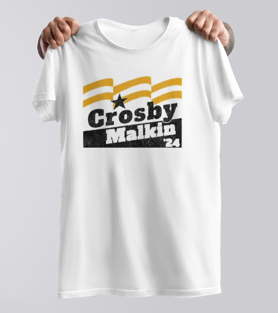 Crosby Malkin '24 Hockey Stars Campaign T-Shirt