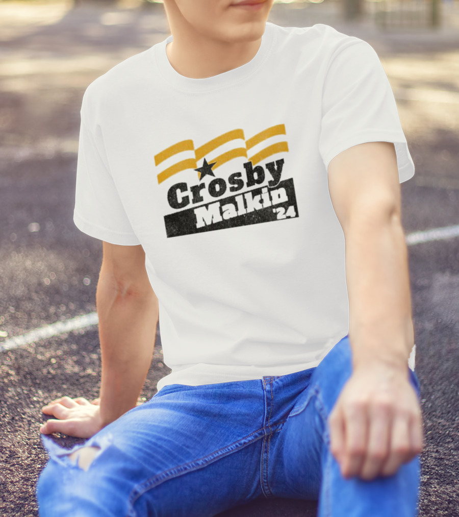Crosby Malkin '24 Hockey Stars Campaign T-Shirt