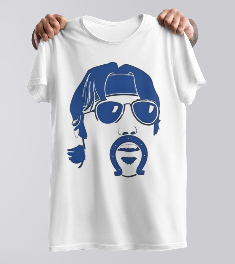 Minshew Mania Mustache Horseshoe Colts T-Shirt