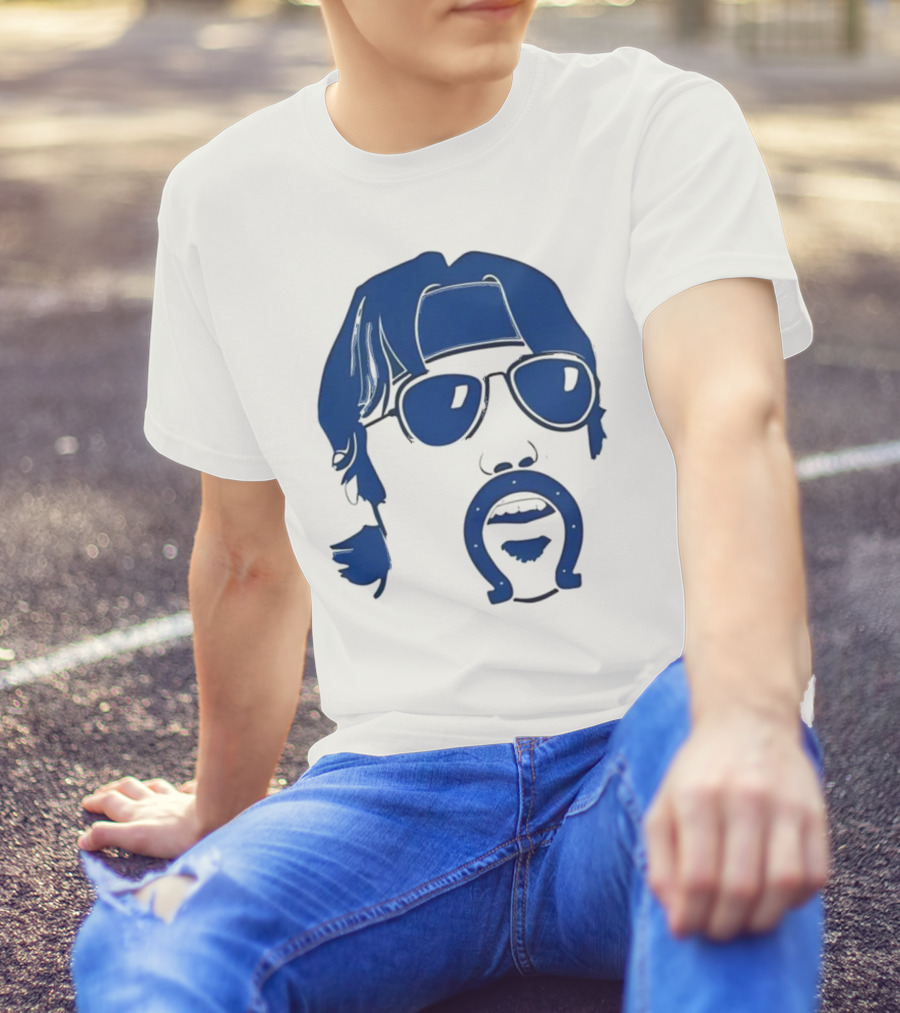Minshew Mania Mustache Horseshoe Colts T-Shirt