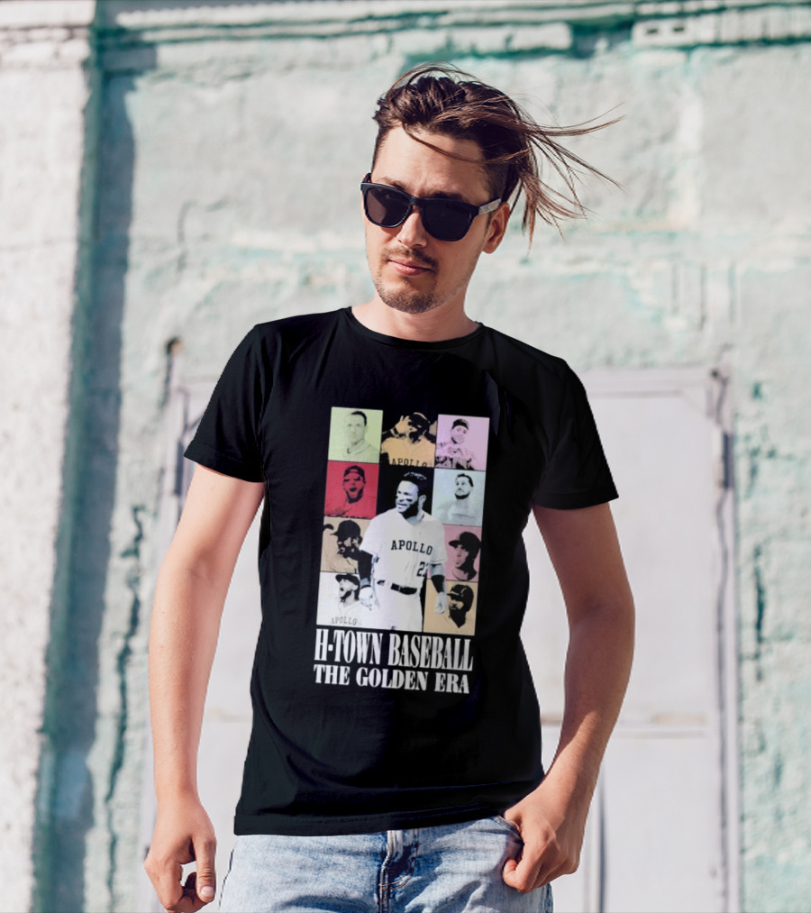 H-Town Baseball Apollo The Golden Era T-Shirt