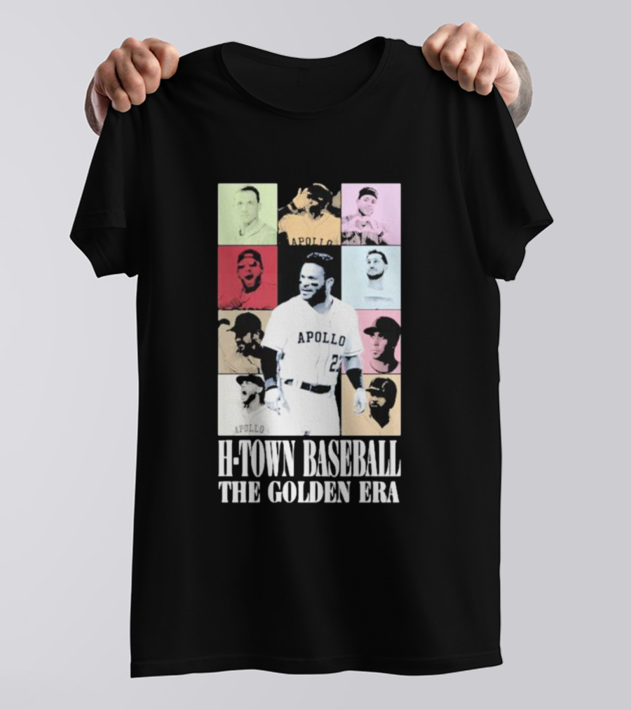 H-Town Baseball Apollo The Golden Era T-Shirt