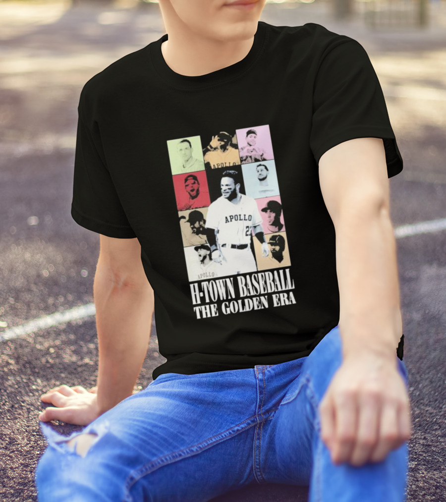 H-Town Baseball Apollo The Golden Era T-Shirt