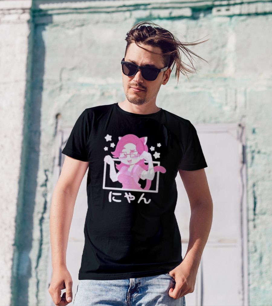 Saberspark Sabie Nyan ゃん Cat Girl Anime T-Shirt