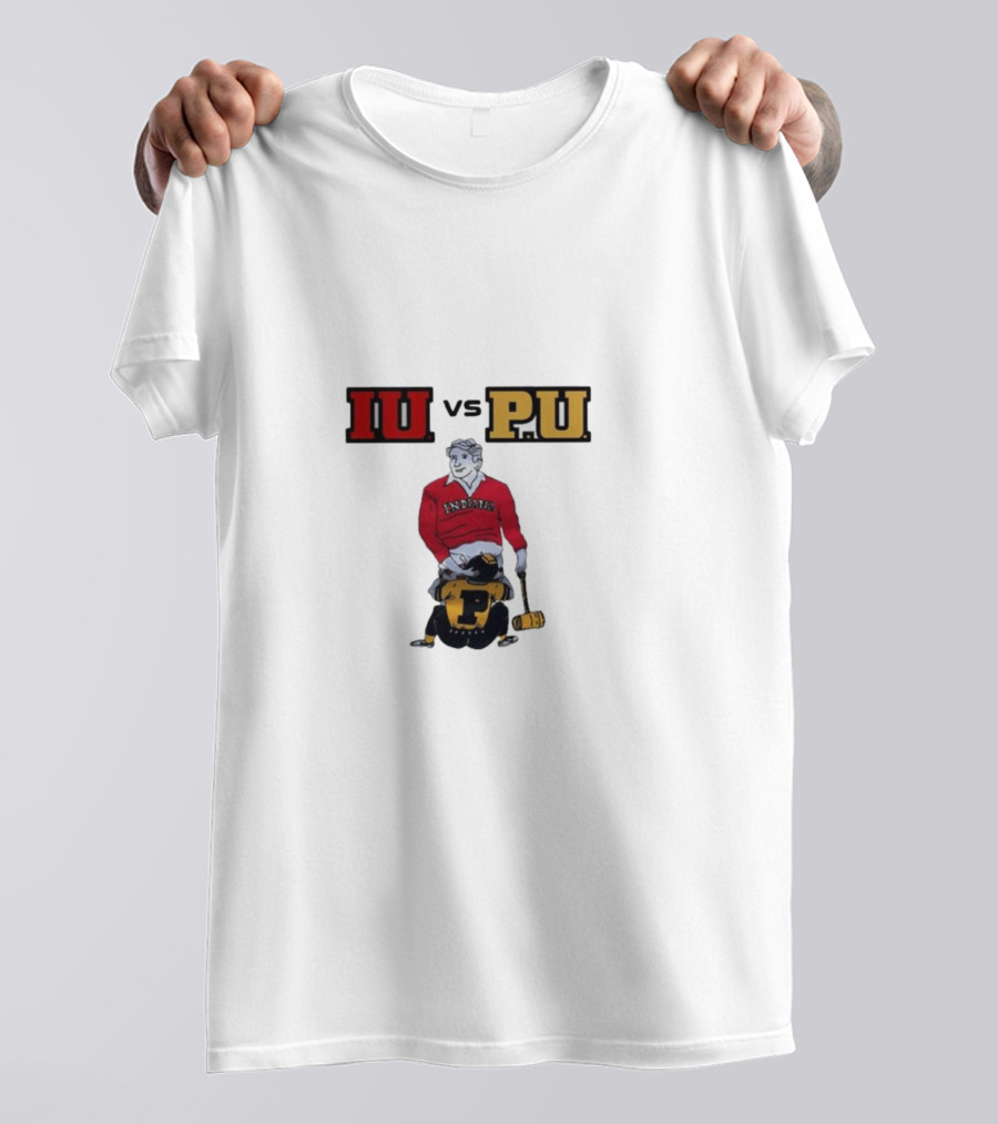 Indiana Edits IU Vs PU Rivalry Showdown Graphics T-Shirt