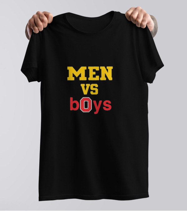Michigan Men Vs Ohio Boys Football Rivalry T-Shirt