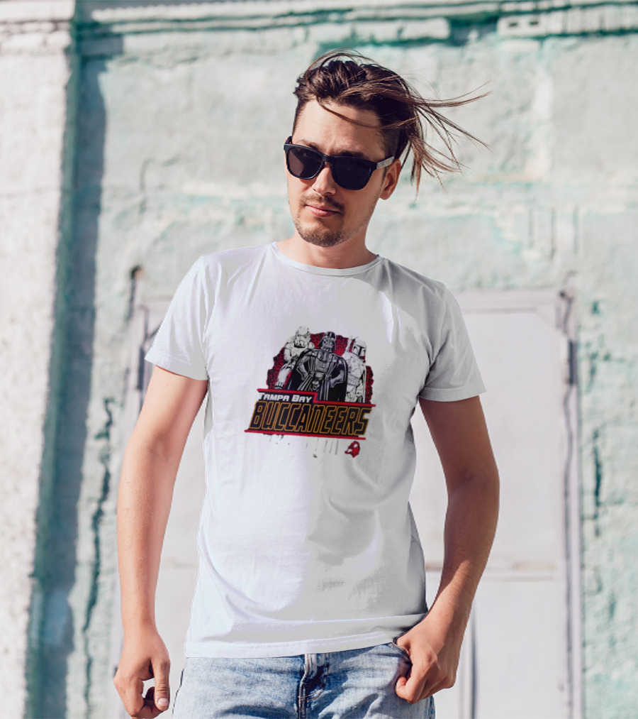 Tampa Bay Buccaneers Star Wars Crossover Junk Food T-Shirt