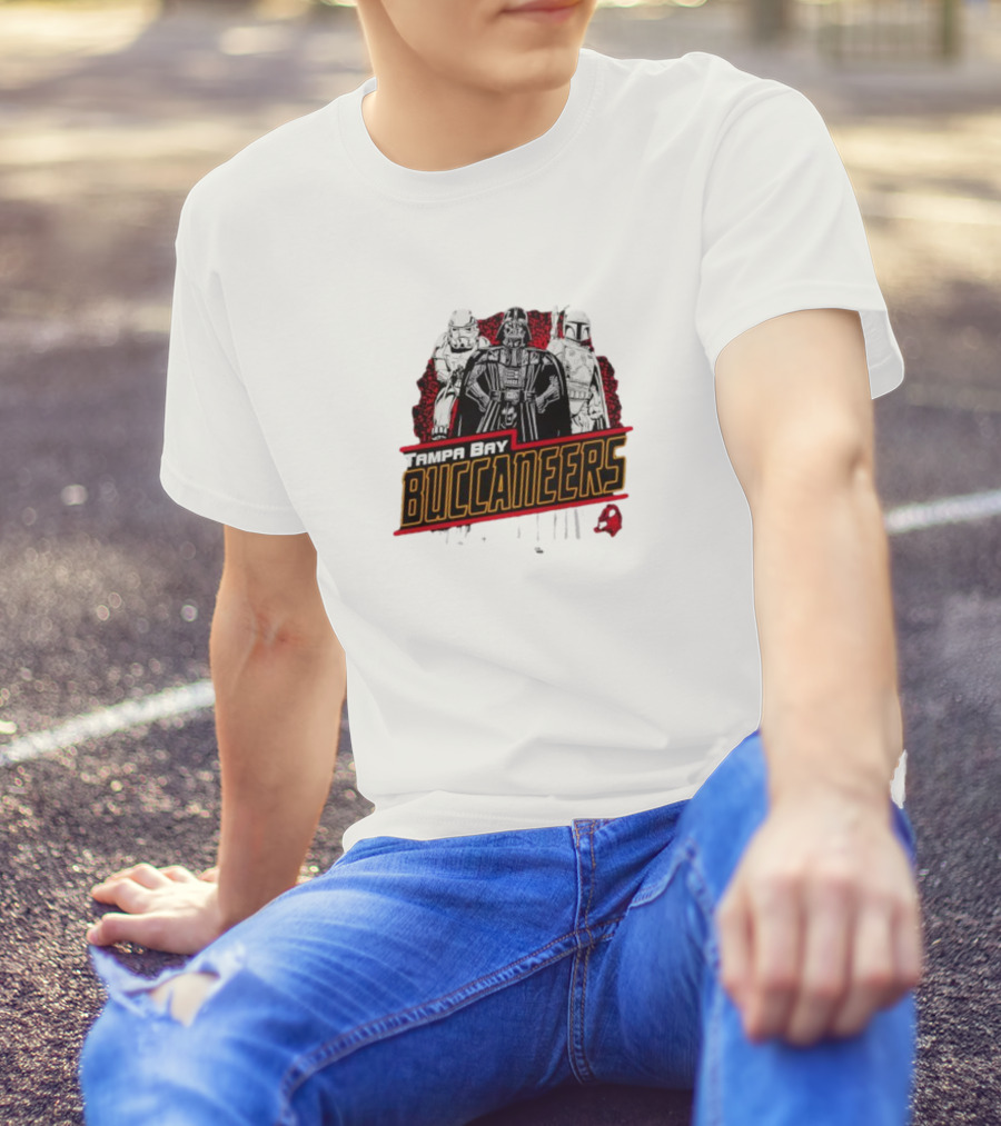 Tampa Bay Buccaneers Star Wars Crossover Junk Food T-Shirt