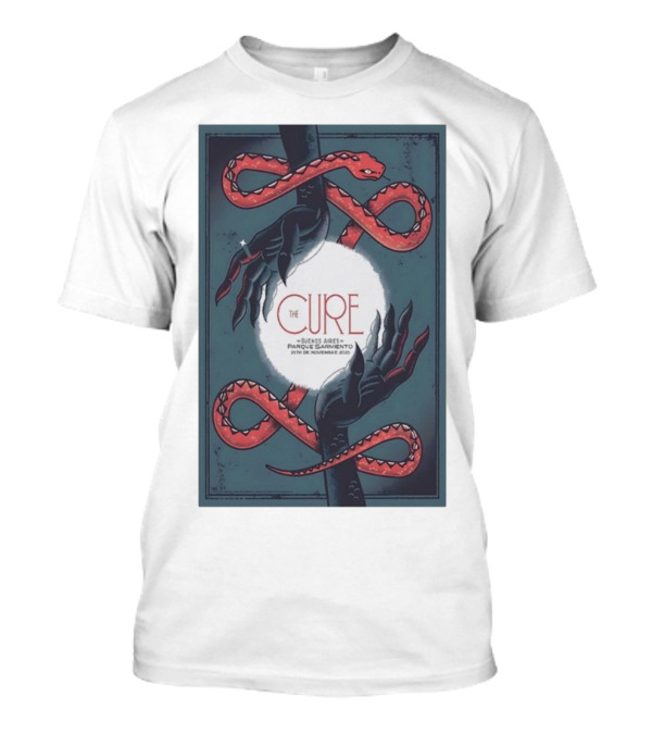 The Cure Buenos Aires November 25 Argentina Phantom Hands And Serpents T-Shirt