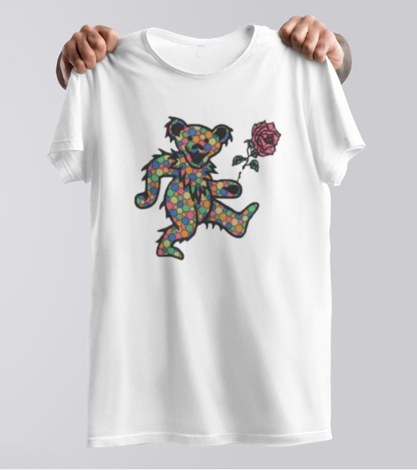 Wyco Vintage 1989 Grateful Dead Dancing Bear With Rose T-Shirt