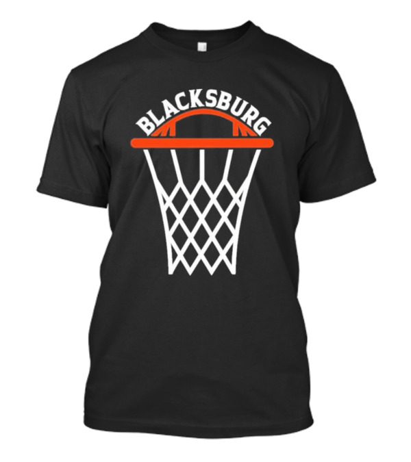 Blacksburg Basketball Hoops Net T-Shirt