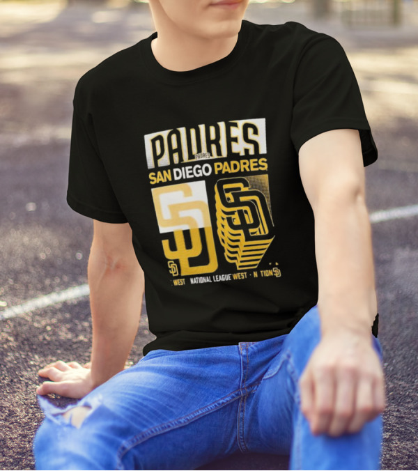 San Diego Padres West National League West Stack T-Shirt