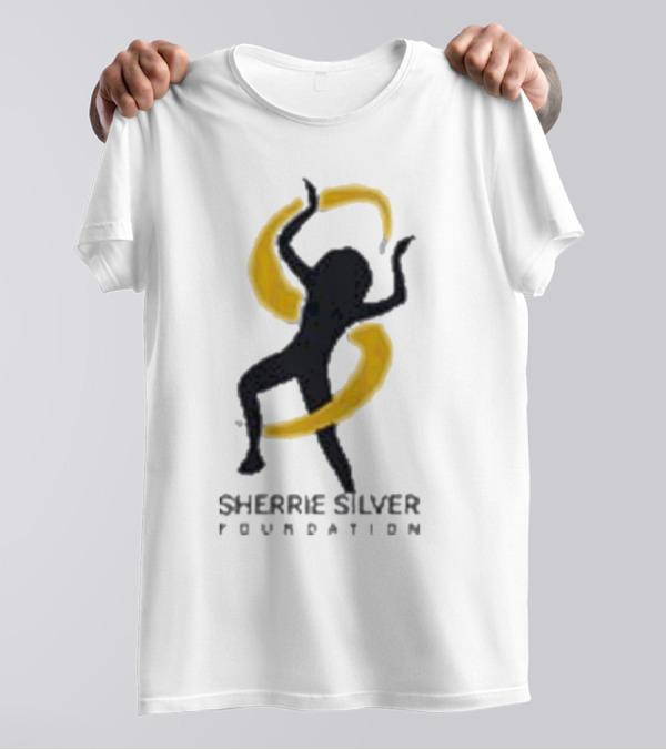 Sherrie Silver Foundation Dancing Figure With Yellow Swirls T-Shirt