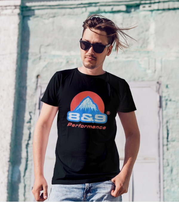 8 And 9 Performance Mountain T-Shirt