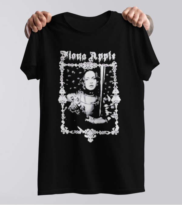Fiona Apple Knightly Portrait In Ornate Medieval T-Shirt