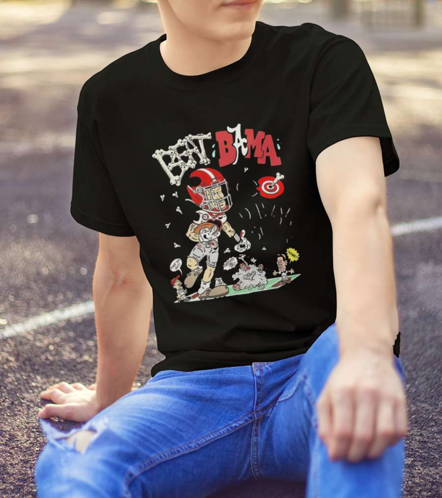 Georgia Bulldogs Football Beat Bama Go Dawgz Sic Target Touchdown Victory T-Shirt