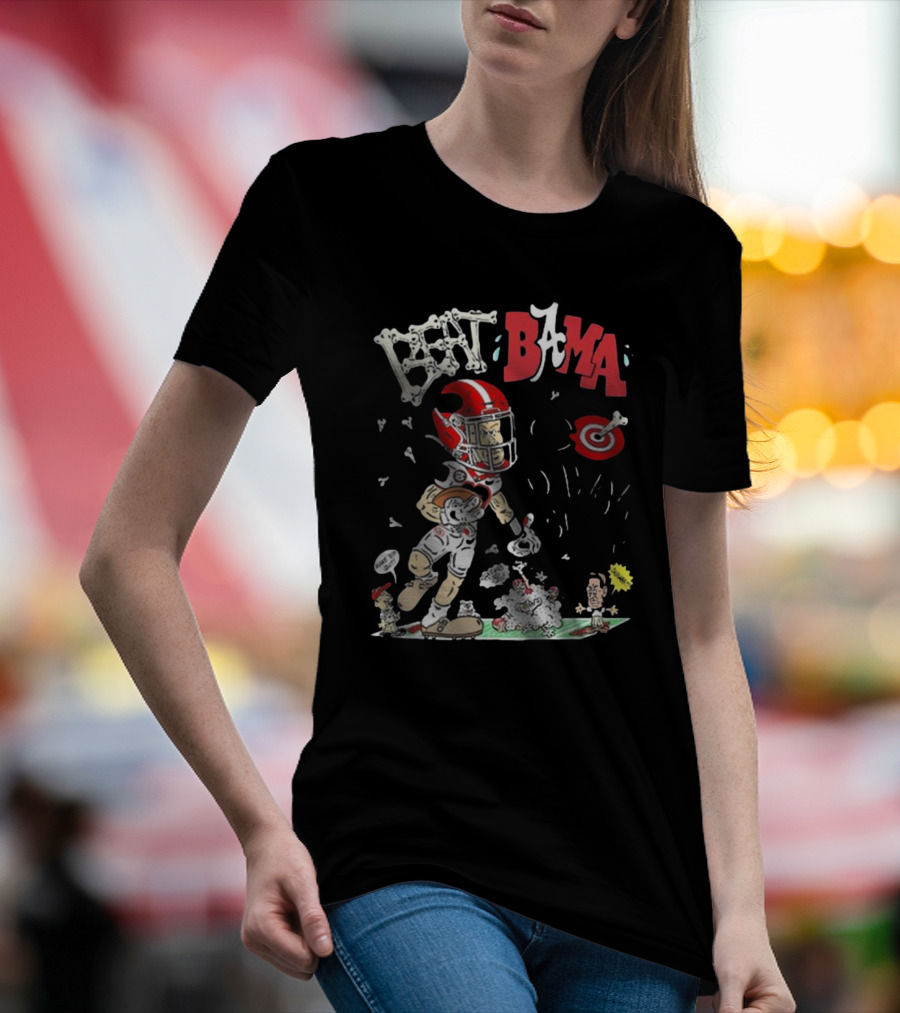 Georgia Bulldogs Football Beat Bama Go Dawgz Sic Target Touchdown Victory T-Shirt