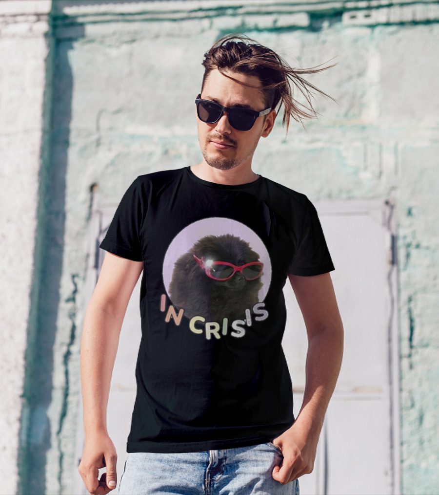 Got Funny In Crisis Dog Wearing Red Sunglasses Iconic T-Shirt