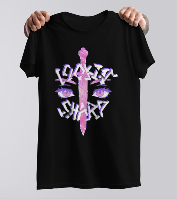 Lookin’ Sharp Kitty-Knife Eyes And Sword T-Shirt