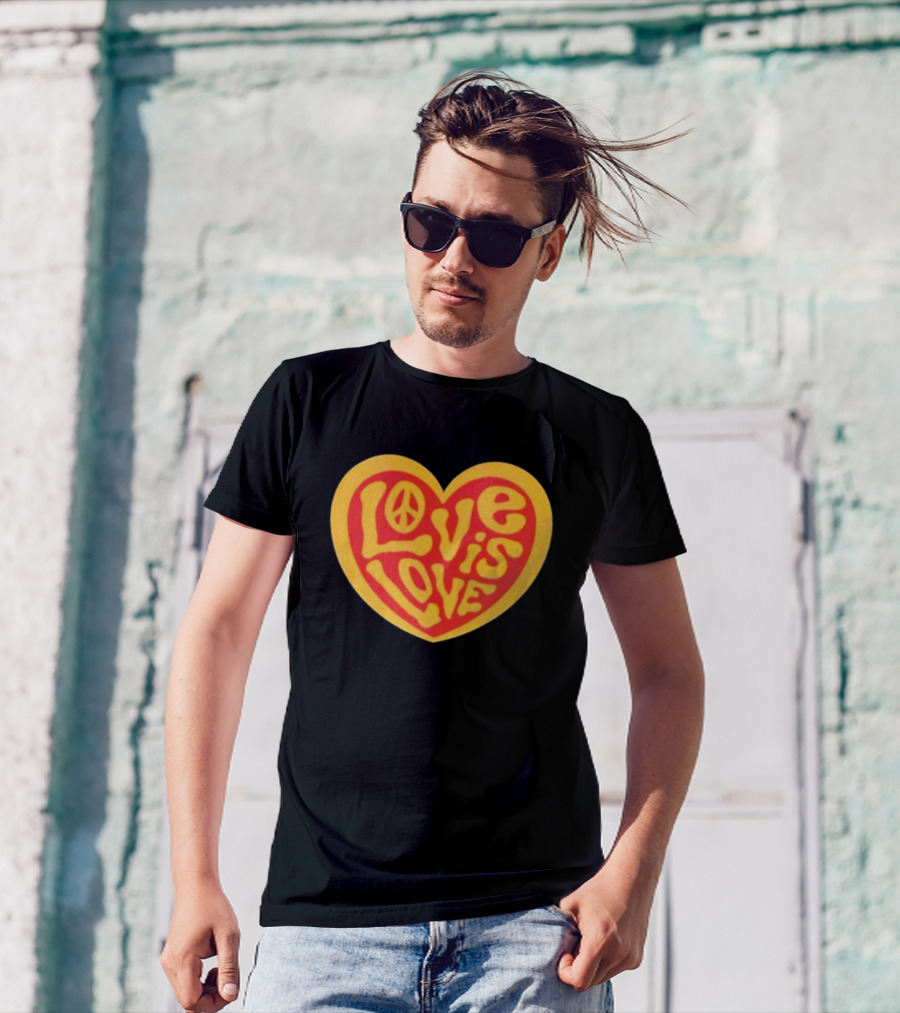 Love Is Love Peace Sign Heart T-Shirt