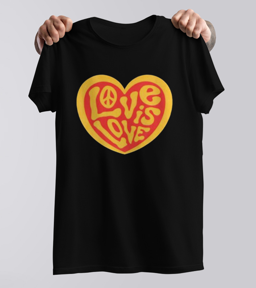 Love Is Love Peace Sign Heart T-Shirt