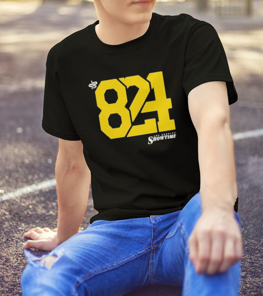 824 Los Angeles Showtime Mamba Day Unity Reptile T-Shirt