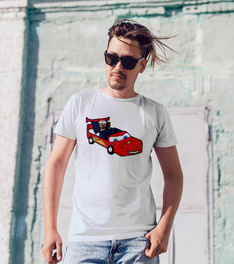 Nbapaint Kyle Snooze-ma With Racing Car T-Shirt