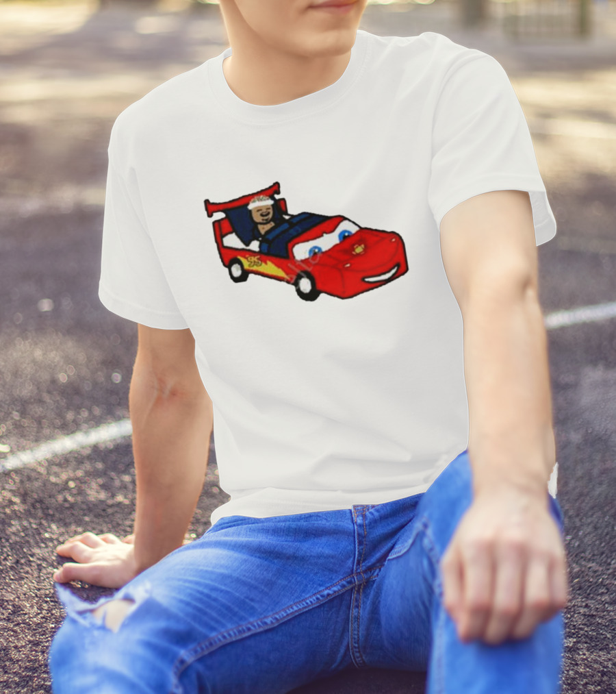 Nbapaint Kyle Snooze-ma With Racing Car T-Shirt
