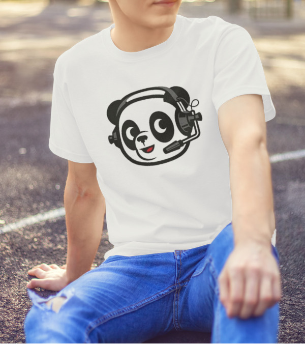 Dude Perfect Panda Headset T-Shirt
