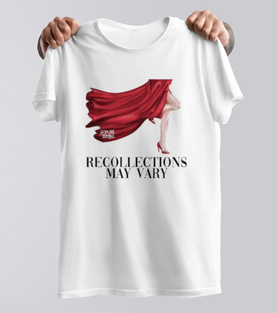 Kate Middleton Catherine Princess Of Wales Recollections May Vary Red Dress T-Shirt