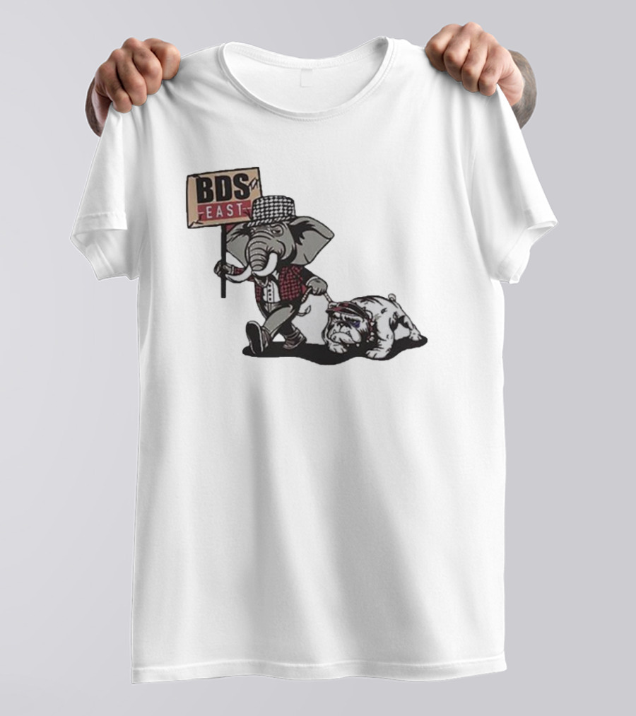 Alabama Crimson Tide Elephant With Bulldog BDS East T-Shirt