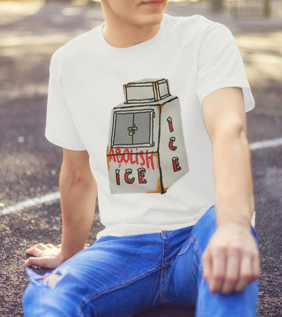 Alexandria Ocasio Cortez Abolish ICE Political Statement Freezer T-Shirt