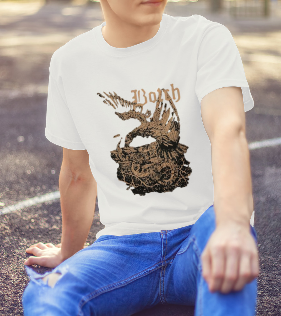 Botch Eagle And Snake Medieval Gothic T-Shirt