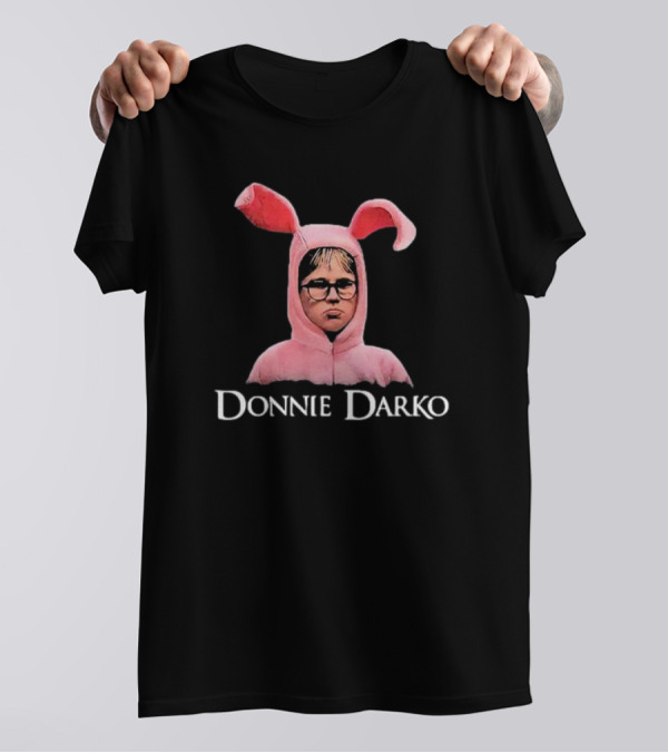 Donnie Darko Pink Bunny Character Crewneck T-Shirt