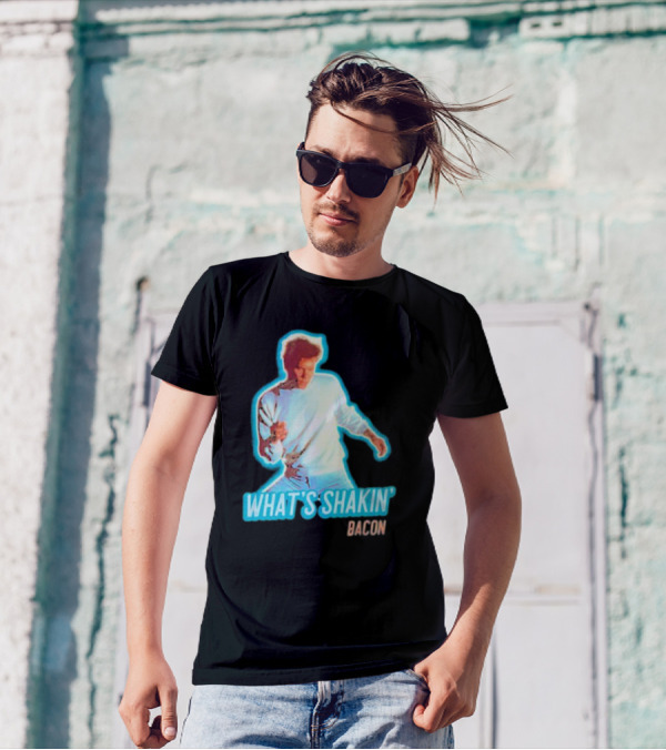 Footloose 40th Anniversary What’s Shakin’ Bacon Retro Dance T-Shirt