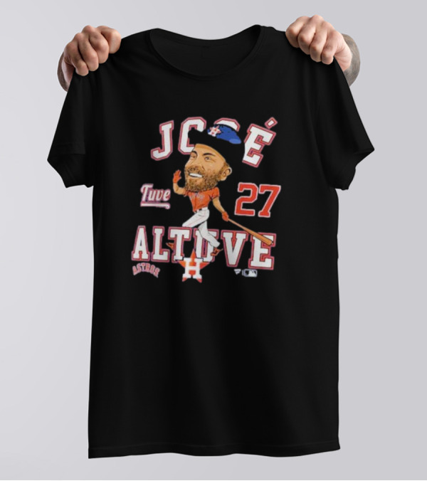 José Altuve 27 Astros Caricature T-Shirt