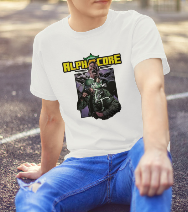 Alphacore Rippaverse Campaign Comic Characters Action Scene T-Shirt
