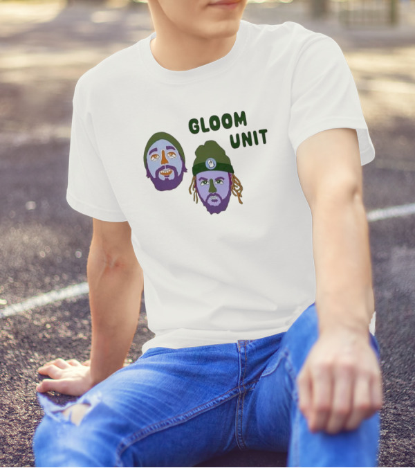 Hell’s Boomin Gloom Unit Purple Faces Green Beanies T-Shirt