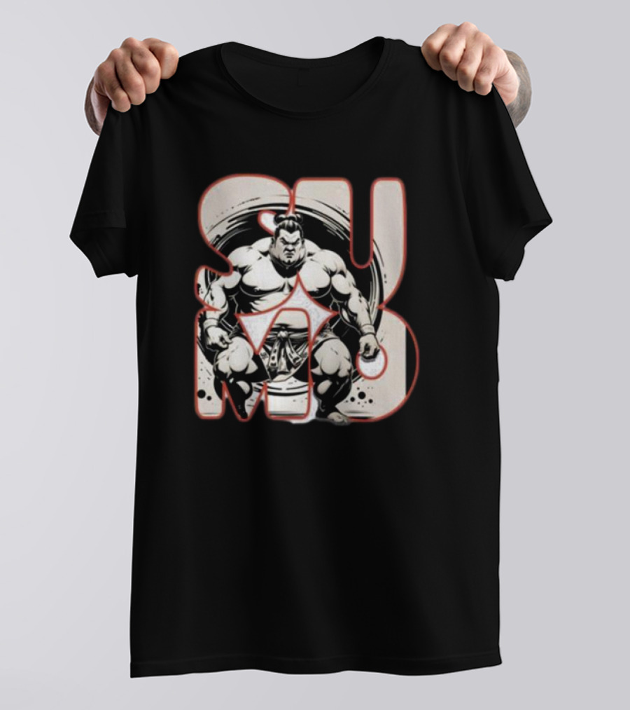 Sumo Warrior Power Bold Stance Mastery T-Shirt